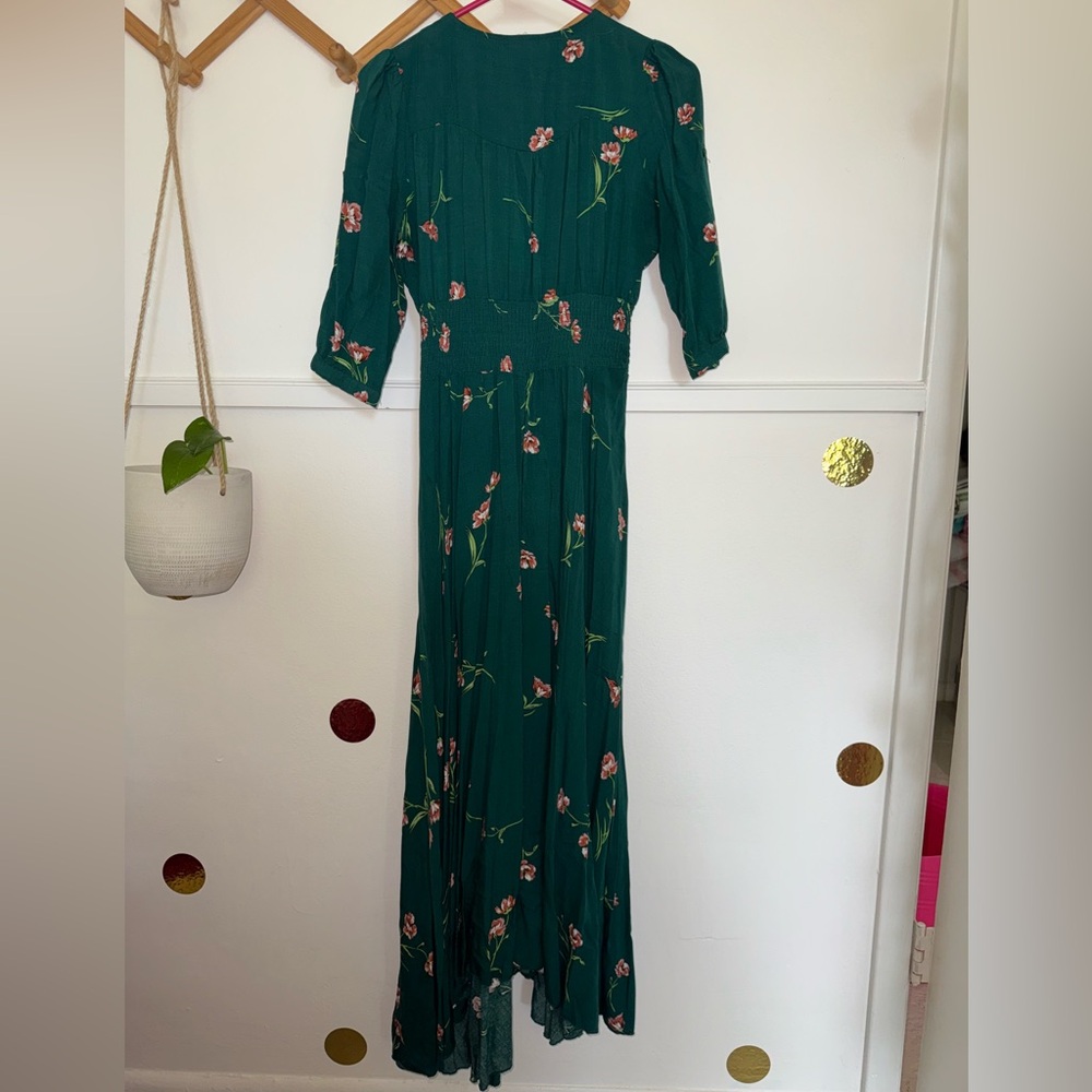 Floral Green Dress - Picture 3 of 8